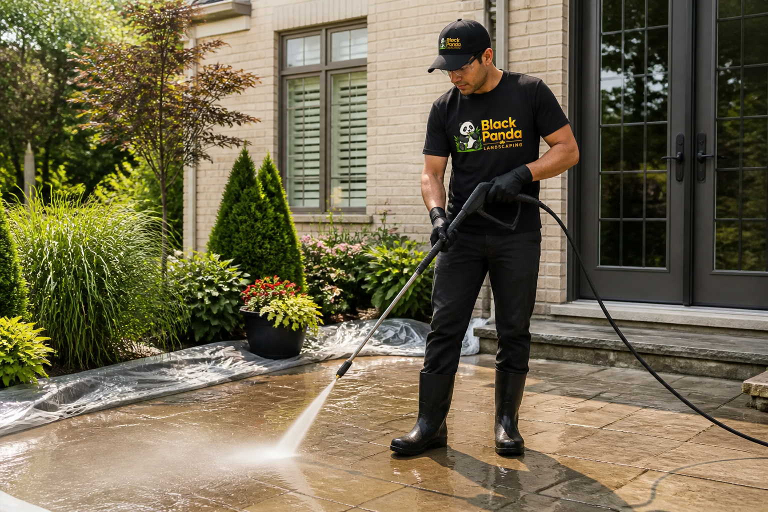 Professional pressure washing service