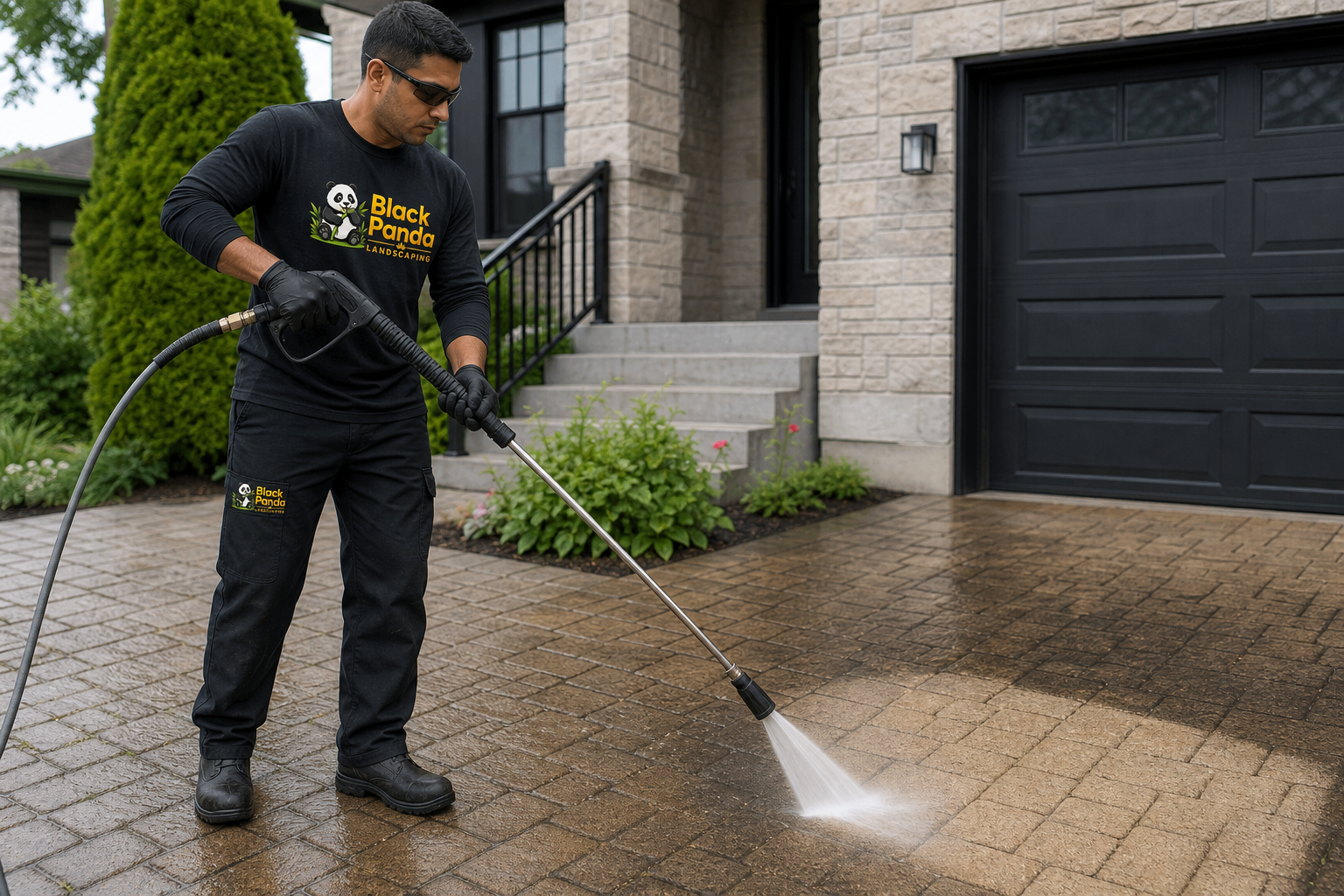 Professional pressure washing service